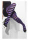 Opaque Tights Striped, Purple & Black