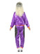 Retro Shell Suit Costume, Ladies, Purple
