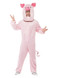Pig Costume, Pink, Adult