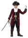 Deluxe Pirate Captain Costume, Black