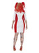 Curves Zombie Nurse Costume, White