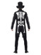 Day of the Dead Senor Skeleton Costume, Black