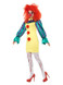 Classic Horror Clown Lady Costume, Multi-Coloured