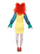 Classic Horror Clown Lady Costume, Multi-Coloured