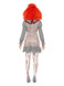 Vintage Clown Lady Costume, Grey & Red