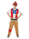 Horrible Histories Pirate Crew Costume, Red