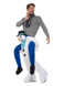 Piggyback Snowman Costume, White