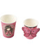 Santoro Gorjuss Ladybird Paper Cups, Pink