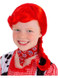 Cowgirl Plait Wig, Red