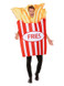 French Fries Costume, Red & White