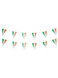 St Patricks Day Triangle Bunting, Plastic