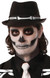 Ladies Mens Halloween Skeleton Bones Fedora Hat