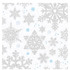 Glittery Snowflake Window Stickers
