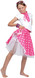 Girls Pink Rock & Roll  Fancy Dress Costume