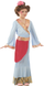 Girls Blue Oriental Princess Fancy Dress Costume