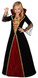 Girls Long Vampire Fancy Dress Costume