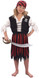 Girls 4 Piece Pirate Fancy Dress Costume