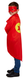 Child's Red Superhero Fancy Dress Costume