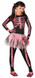 Girls Pink Skeleton Tutu Fancy Dress Costume