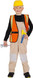 Childs Construction Worker Fancy Dress Costume