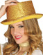 Adult Glittery Gold Top Hat