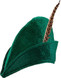 Adults Green Archer Fancy Dress Hat