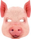 Adult Pig Fancy Dress Face Mask