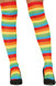 Ladies Rainbow Stripe Stockings