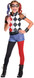 Girls Deluxe Harley Quinn Fancy Dress Costume