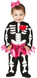 Baby Girls Day of the Dead Skeleton Fancy Dress Costume
