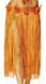 Ladies Orange Hawaiian Grass Skirt