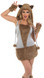 Ladies Fur Brown Bear Fancy Dress Costume