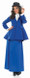 Ladies Blue Victorian Fancy Dress Costume