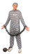 Mens Classic Prisoner Fancy Dress Costume