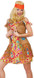 Ladies 1960s Hippy Fancy Dress Costume