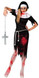 Ladies Bloodied Nun Fancy Dress Costume