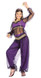 Girls Purple Harem Fancy Dress Costume