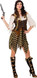 Ladies Caribbean Pirate Fancy Dress Costume 1