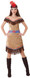 Ladies Deluxe Indian Squaw Fancy Dress Costume