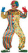 Mens Colourful Clown Fancy Dress Costume