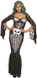 Ladies Skeleton Mermaid Fancy Dress Costume