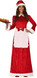 Ladies Traditional Mrs Claus Fancy Dress Costume