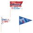 USA Mini Pennants Party Decorations
