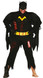 Mens Black Zombie Superhero Fancy Dress Costume