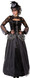 Ladies Dark Witch Fancy Dress Costume