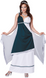 Ladies White Roman Fancy Dress Costume