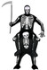 Adults Ride On Skeleton Reaper Fancy Dress Costume