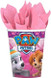 Pink Paw Patrol Paper Party Cups - 8 Pack