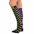 Adults Laced Up Witch Knee High Socks