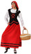 Ladies Red Innkeeper Fancy Dress Costume
